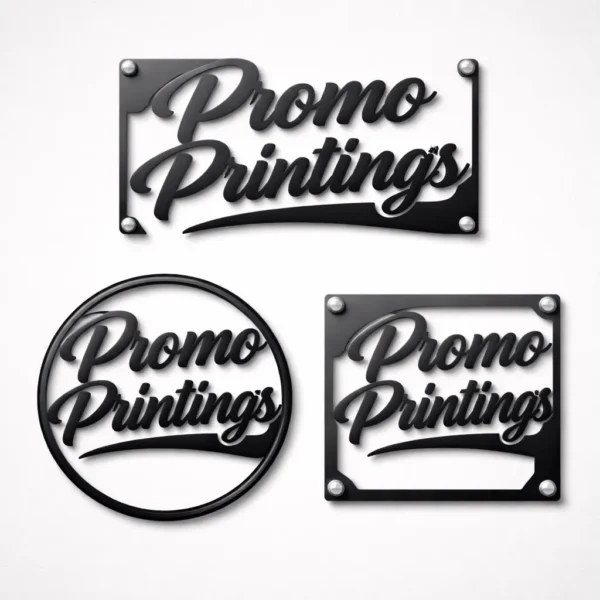 Custom Laser Cut Metal Signs | Text & Logo | Promo Printings