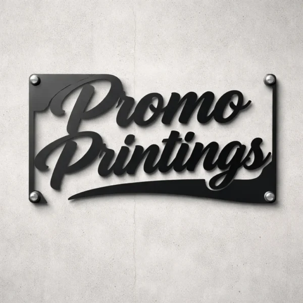 Custom Cut Sign Custom Laser Cut Metal Signs | Text & Logo | Promo Printings